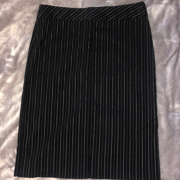 Pinstriped Pencil Skirt - Picture 2 of 5